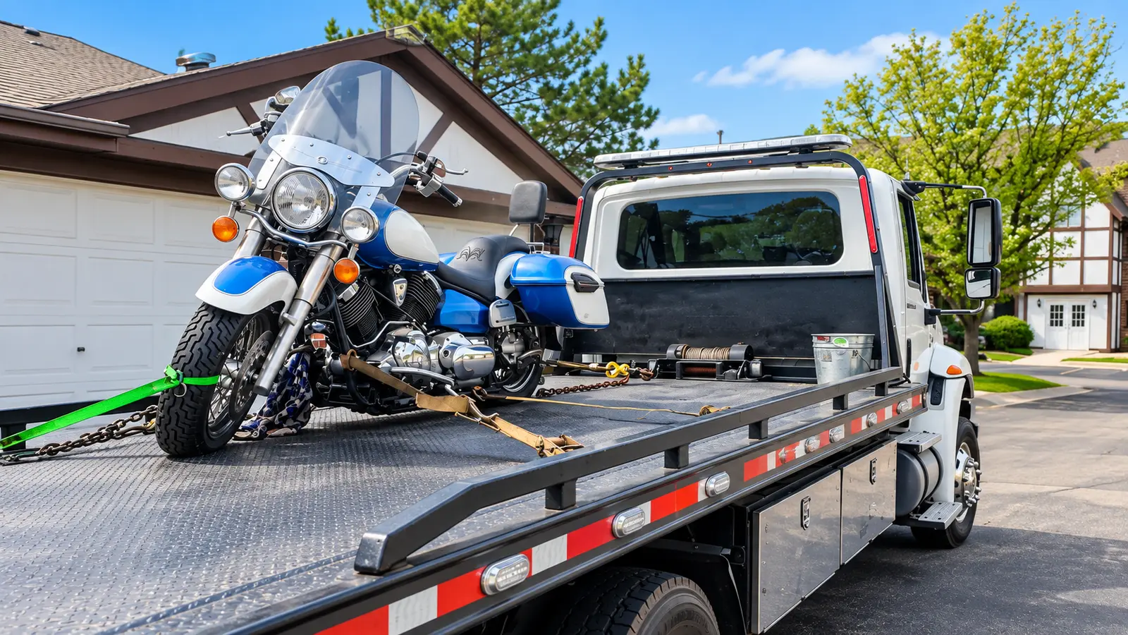 Motorcycle towing — Prestige CK Towing